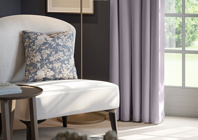 Menton, Pearl Violet - Made to Measure Curtains - Image 5